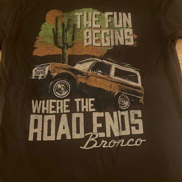 Brown Ford Bronco T-Shirt - Picture 2 of 5